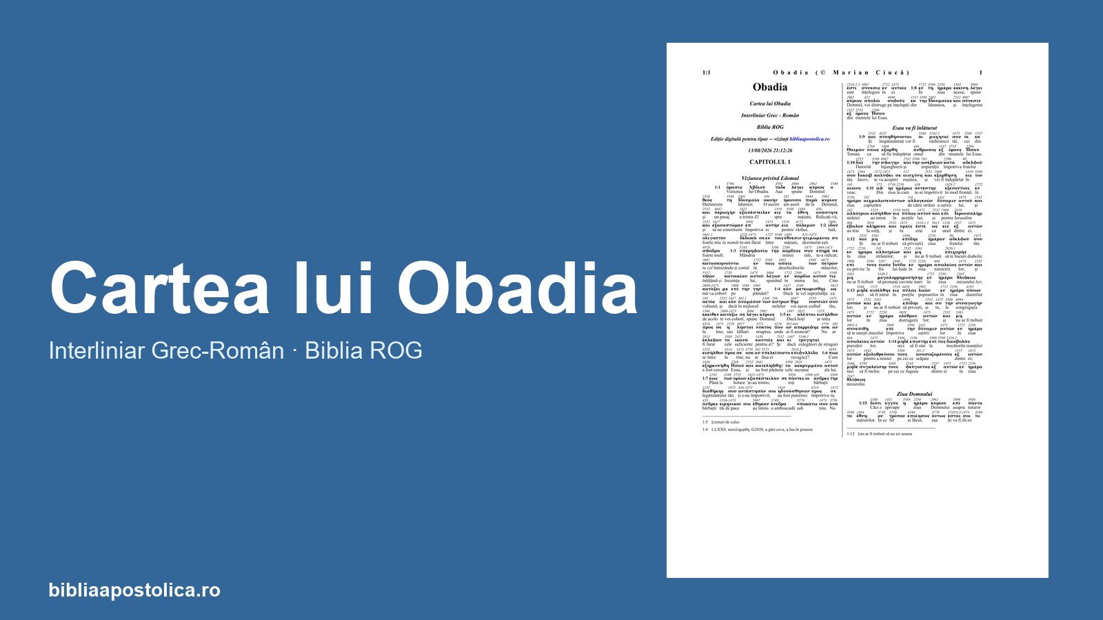 Previzualizare Obadia PDF